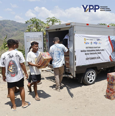YPP Emtek Media Jangkau Manggarai Timur Salurkan Bantuan Gempa hulusungai dan Layanan Psikososial Anak